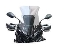 VETJMUA Carenabris para Benelli para TRK702 para TRK702X Parabrisas para TRK 702 702X Parabrisas con Cristal Frontal Transparente para Motocicleta Parabrisas de Moto(57CM)