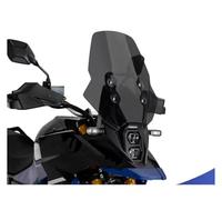 VETJMUA Carenabris para Suzuki para V-Strom 800 DE 800DE Aumento Deflector De Parabrisas Parabrisas Elevado DL800DE Parabrisas Delantero Motocicleta Parabrisas de Moto(46 Smoke Grey)