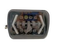 VETJMUA Faro Principal auto Para NISSAN para Patrol Y60 1980-1994 faros Led 5x7 pulgadas 7x6 faros delanteros Led haz sellado H6054 6054 Juego Faros Delanteros