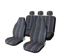VETJMUA Fundas para Asientos Juego De Fundas para Asientos De Coche, Universales, para La Mayoría De Asientos De Coche, Protector De Volante Fundas de Asiento(10 pcs Set Type A)