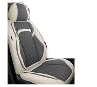 VETJMUA Fundas para Asientos para Toyota para RAV4 para Avensis T25 T27 para Yaris para Auris para Aqua para Prius 20 30 para Camry 40 50 para Aygo Fundas de Asiento(Beige Grey Front)