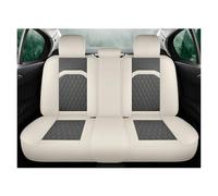 VETJMUA Fundas para Asientos para Toyota para RAV4 para Avensis T25 T27 para Yaris para Auris para Aqua para Prius 20 30 para Camry 40 50 para Aygo Fundas de Asiento(Beige Grey Rear)