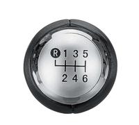 VETJMUA Pomo Palanca de Cambios Para Toyota Para Auris Para Avensis Para Corolla Para RAV4 Para Yaris 5/6 Velocidad Perilla De Palanca Cambios Coche(D 6 Silver)