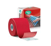 VetkinTape Cinta kinesiológica Veterinaria | Cinta para Caballos y Perros | Vendaje neuromuscular equino y canino | Sin látex | Extra adherencia |Marca de Calidad TÜV | 6cmx5m | 1 Rollo Rojo