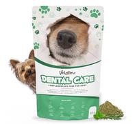 Vetnoms Algas para Sarro Perros - Mal Aliento Canes en Polvo para Pienso para Perros. Actua por la Saliva. No Necesita Cepillado ni Pasta de Dientes para Canes.