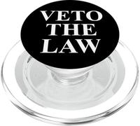 Veto The Law Anti Fascism Resist Protest No Kings in America PopSockets PopGrip para MagSafe