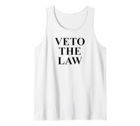 Veto The Law No Kings in America Anti Fascism Resist Protest Camiseta sin Mangas