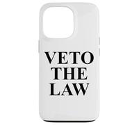 Veto The Law No Kings in America Anti Fascism Resist Protest Carcasa para iPhone 13 Pro