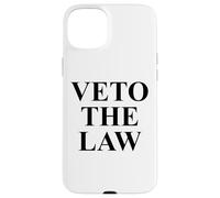 Veto The Law No Kings in America Anti Fascism Resist Protest Carcasa para iPhone 15 Plus