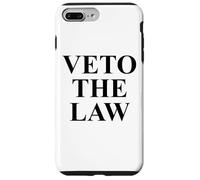 Veto The Law No Kings in America Anti Fascism Resist Protest Carcasa para iPhone 7 Plus/8 Plus