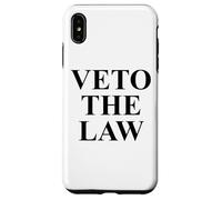 Veto The Law No Kings in America Anti Fascism Resist Protest Carcasa para iPhone XS MAX