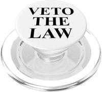 Veto The Law No Kings in America Anti Fascism Resist Protest PopSockets PopGrip para MagSafe