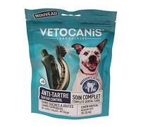 VETOCANIS Dulces Anti-Tartre para Perro Medio Cuidado Completo/sin Azúcares Añadidos/sin Cereales