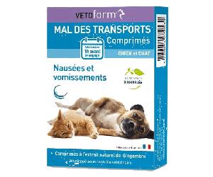Vetoform Mareo por Viaje Perros y Gatos 30 comprimidos