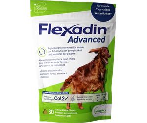 VETOQUINOL Flexadin Advanced Alimento Dietético Complementario para Perros 90 g (30 bocados)