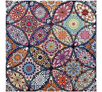 VETPW 5D DIY Mandala Diamante Pintura por Números Kit, Bricolaje Diamond Pasted Painting Bordado De Punto De Cruz Diamante Arts Craft para Decoración de la Pared del Hogar (30x30CM)