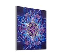 VETPW DIY 5D Diamante Pintura por Números Kit, Mandala Bricolaje Diamond Pasted Painting Bordado De Punto De Cruz Diamante Arts Craft para Decoración de la Pared del Hogar (30x30CM)