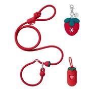 VETRESKA Correa para perro manos libres, kit de paseo 3 en 1 (fresa)