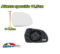Vetro Espejo Derecho Convexo Térmico Cromado Para AUDI A3 8PA/8P1 06/2008-> 4F0