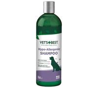 Vet's Best Champú hipoalergénico para perros 500 ml | Champú para perros con piel sensible. Alivia piel seca con picor. Limpia, hidrata y acondiciona la piel y el pelaje.