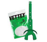 Vettex Doubleguard - Protector bucal con protección labial, adulto, verde Kelly, modelo: AC25-K