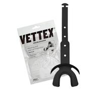 Vettex Protector bucal doble con protección labial, color negro