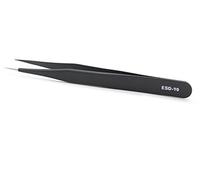 Vetus ESD-10 Pinzas Antiestáticas para Electrónica Punta Fina Protección ESD Soldadura y Reparación