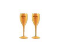 Veuve Clicquot Yellow Label - Juego de 2 copas de champán