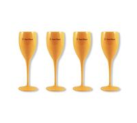 Veuve Clicquot Yellow Label - Juego de 4 copas de champán