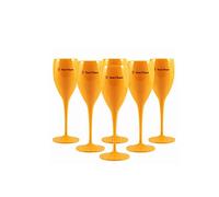 Veuve Clicquot Yellow Label - Juego de 6 copas de champán