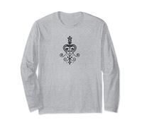 Veve Erzulie, diosa vudú del amor, hechicería magia oculta Manga Larga