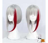 VEVEFHUANG juego Azur Lane Admiral Graf Spee cosplay suéter falda conjunto de invierno conjunto diario peluca mochila para Halloween peluca de talla única