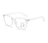 VEVESMUNDO Gafas de lectura con filtro de luz azul, gafas progresivas multifocales para hombre y mujer, ayuda visual, ayuda de lectura +1.0, +1.5, +2.0, +2.5, +3.0, +3.5, +4.0, 3.00