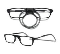 VEVESMUNDO Gafas de lectura magnéticas alrededor del cuello, cierre magnético ligero, para mujer y hombre, con imán