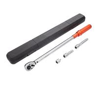 VEVOR 1/2" Llave Dinamométrica Mecánica Llave de Torsión 34-340 N.m Precisión ±3% Llave de Carraca Ajustable 72 Dientes Contra Torsión con Adaptador 6,35 mm Extensión 76,2/127 mm Kit de Mantenimiento