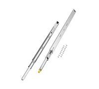 VEVOR 1 Par de Correderas para Cajones de Extensión Completa, Capacidad Carga 113,4 kg, Rodamiento de Bolas con Riel Deslizante para Cajones de Montaje Lateral con Bloqueo, 950 x 53 x 19,5 mm