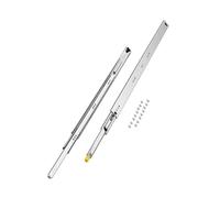 VEVOR 1 Par de Correderas para Cajones de Extensión Completa, Capacidad Carga 113,4 kg, Rodamiento de Bolas con Riel Deslizante para Cajones de Montaje Lateral con Bloqueo, 950 x 53 x 19,5 mm