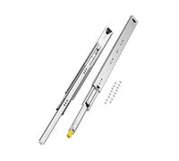 VEVOR 1 Par de Correderas para Cajones de Extensión Completa, Capacidad Carga 113,4 kg, Rodamiento de Bolas con Riel Deslizante para Cajones de Montaje Lateral con Bloqueo, 600 x 53 x 19,5 mm