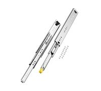 VEVOR 1 Par de Correderas para Cajones de Extensión Completa, Capacidad Carga 113,4 kg, Rodamiento de Bolas con Riel Deslizante para Cajones de Montaje Lateral con Bloqueo, 400 x 53 x 19,5 mm