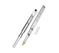 VEVOR 1 Par de Correderas para Cajones de Extensión Completa, Capacidad Carga 113,4 kg, Rodamiento de Bolas con Riel Deslizante para Cajones de Montaje Lateral con Bloqueo, 600 x 53 x 19,5 mm