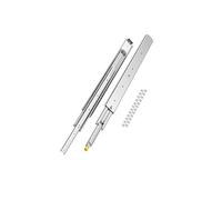 VEVOR 1 Par de Correderas para Cajones de Extensión Completa, Capacidad Carga 226,8 kg, Rodamiento de Bolas con Riel Deslizante para Cajones de Montaje Lateral con Bloqueo, 913 x 76 x 19,5 mm