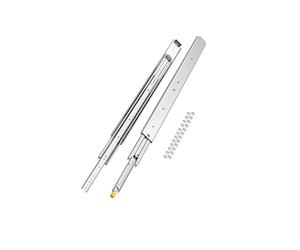 VEVOR 1 Par de Correderas para Cajones de Extensión Completa, Capacidad Carga 226,8 kg, Rodamiento de Bolas con Riel Deslizante para Cajones de Montaje Lateral con Bloqueo, 1015 x 76 x 19,5 mm