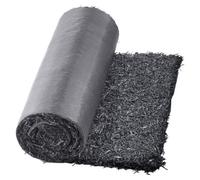 VEVOR 1 PCS Mantillo de Caucho para Paisajismo, Estera de Mantillo de Caucho Reciclado de 2,44 x 0,56 m, Camino de Caucho Permanente para Plantas, Verduras y Barrera de Jardín de Flores, Negro