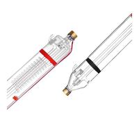 VEVOR 100 W Tubo Láser de CO2 de 1450 x 98 x 80 mm, Tubo Láser para Corte de Vidrio de Borosilicato con Cabezal de Metal, Cables de 10000 h Preconectados para Máquina de Corte y Grabado Láser