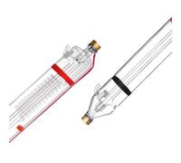 VEVOR 100 W Tubo Láser de CO2 de 1450 x 98 x 80 mm, Tubo Láser para Corte de Vidrio de Borosilicato con Cabezal de Metal, Cables de 10000 h Preconectados para Máquina de Corte y Grabado Láser