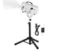 VEVOR 1200 W Máquina para Hacer Nieve con Soporte de Altura Ajustable 51 x 60 x 96-125 cm, Máquina para Fabricar Nieve con Control Remoto Inalámbrico para Interiores para Fiestas Navideñas, Bodas