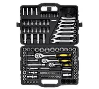 VEVOR 121 PCS Kit de Herramientas Mecánicas SAE y Métrica de Reparación de Coche