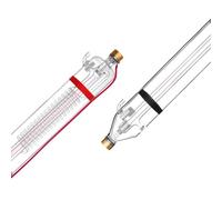 VEVOR 130 W Tubo Láser de CO2 de 1650 x 98 x 80 mm, Tubo Láser para Corte de Vidrio de Borosilicato con Cabezal de Metal, Cables de 10000 h Preconectados para Máquina de Corte y Grabado Láser