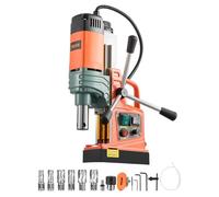 VEVOR 1450 W Taladro Magnético, Diámetro de Perforación 50 mm, Fuerza de 13000 N, Taladro Magnético Portátil con 6 Brocas, Velocidades Ajustables, Herramienta Industrial para Superficies Metálicas