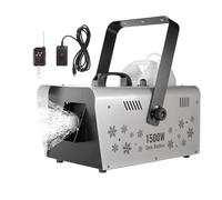 VEVOR 1500 W Máquina de Hacer Nieve Colgante o Portátil de 450 x 27 x 300 mm, Máquina para Hacer Copos de Nieve para Interiores con Control Remoto y Tanque de 5 L para Fiestas Navideñas, Bodas